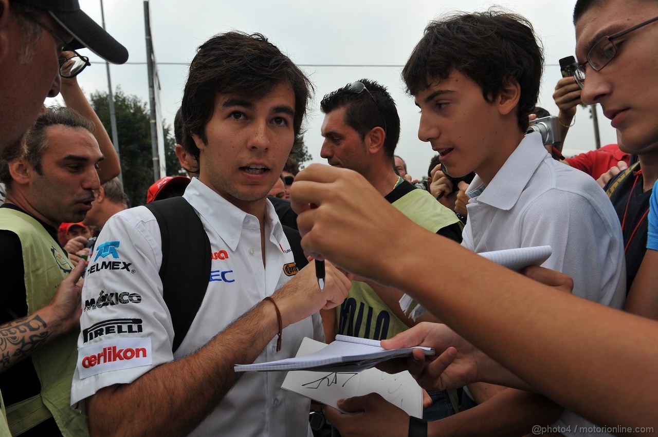 GP ITALIA, 10.09.2011- Sergio Pérez (MEX), Sauber F1 Team C30 