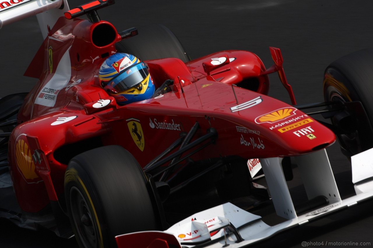 GP ITALIA, 10.09.2011- Prove Libere 3, Sabato, Fernando Alonso (ESP), Ferrari, F-150 Italia 