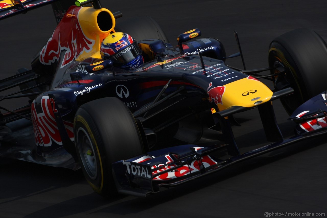 GP ITALIA, 10.09.2011- Prove Libere 3, Sabato, Mark Webber (AUS), Red Bull Racing, RB7 