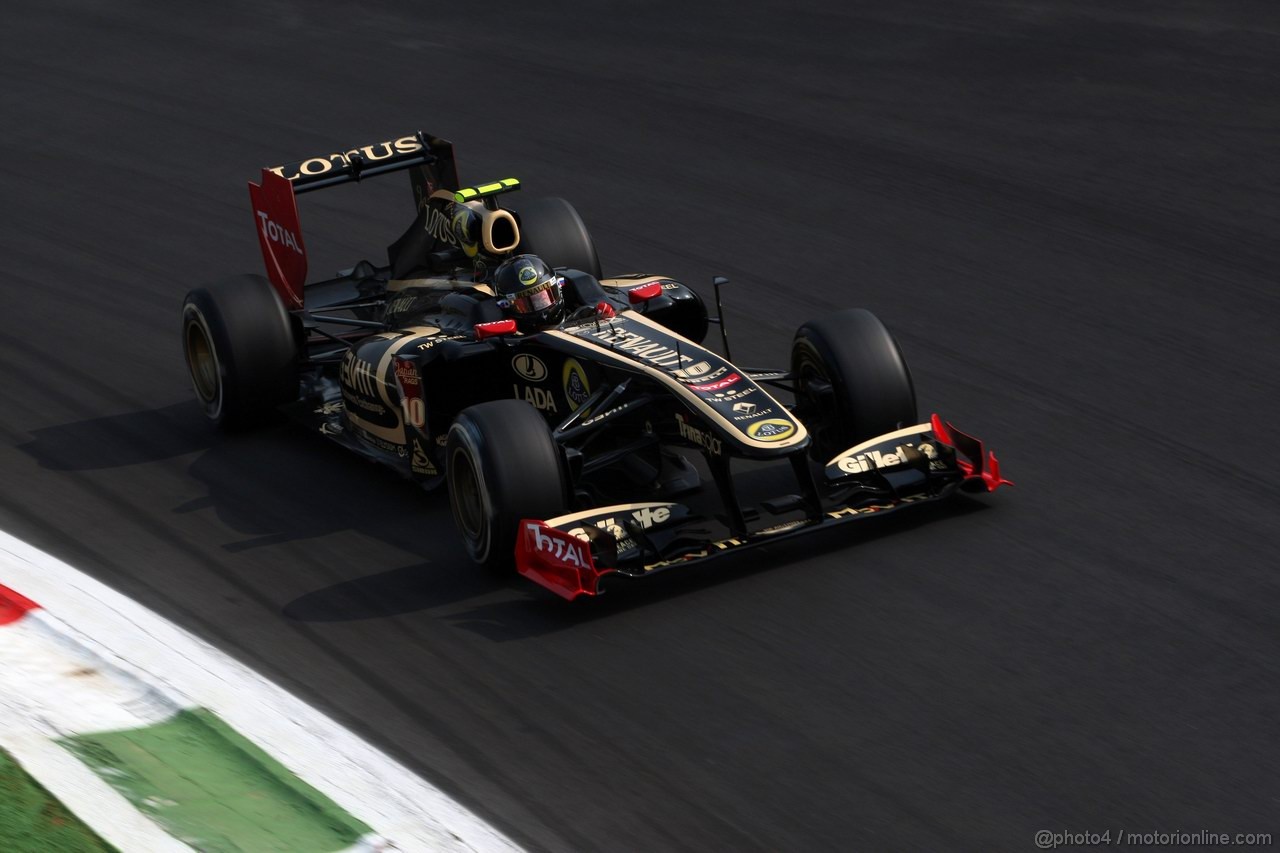 GP ITALIA, 10.09.2011- Prove Libere 3, Sabato, Vitaly Petrov (RUS), Lotus Renault GP, R31 