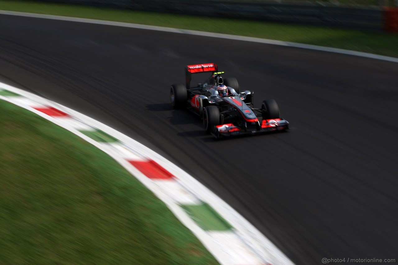 GP ITALIA, 10.09.2011- Prove Libere 3, Sabato, Jenson Button (GBR), McLaren Mercedes, MP4-26
