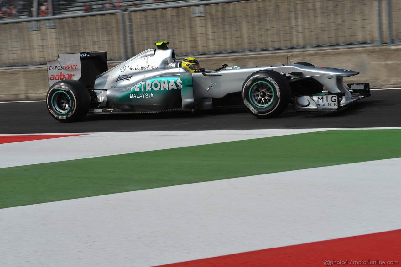 GP ITALIA, 10.09.2011- Prove Libere 3, Sabato, Nico Rosberg (GER), Mercedes GP Petronas F1 Team, MGP W02