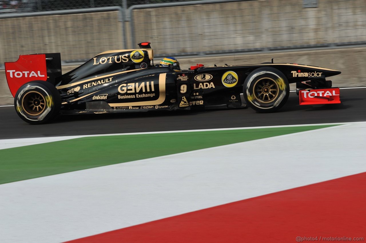GP ITALIA, 10.09.2011- Prove Libere 3, Sabato, Bruno Senna (BRA), Lotus Renault GP R31