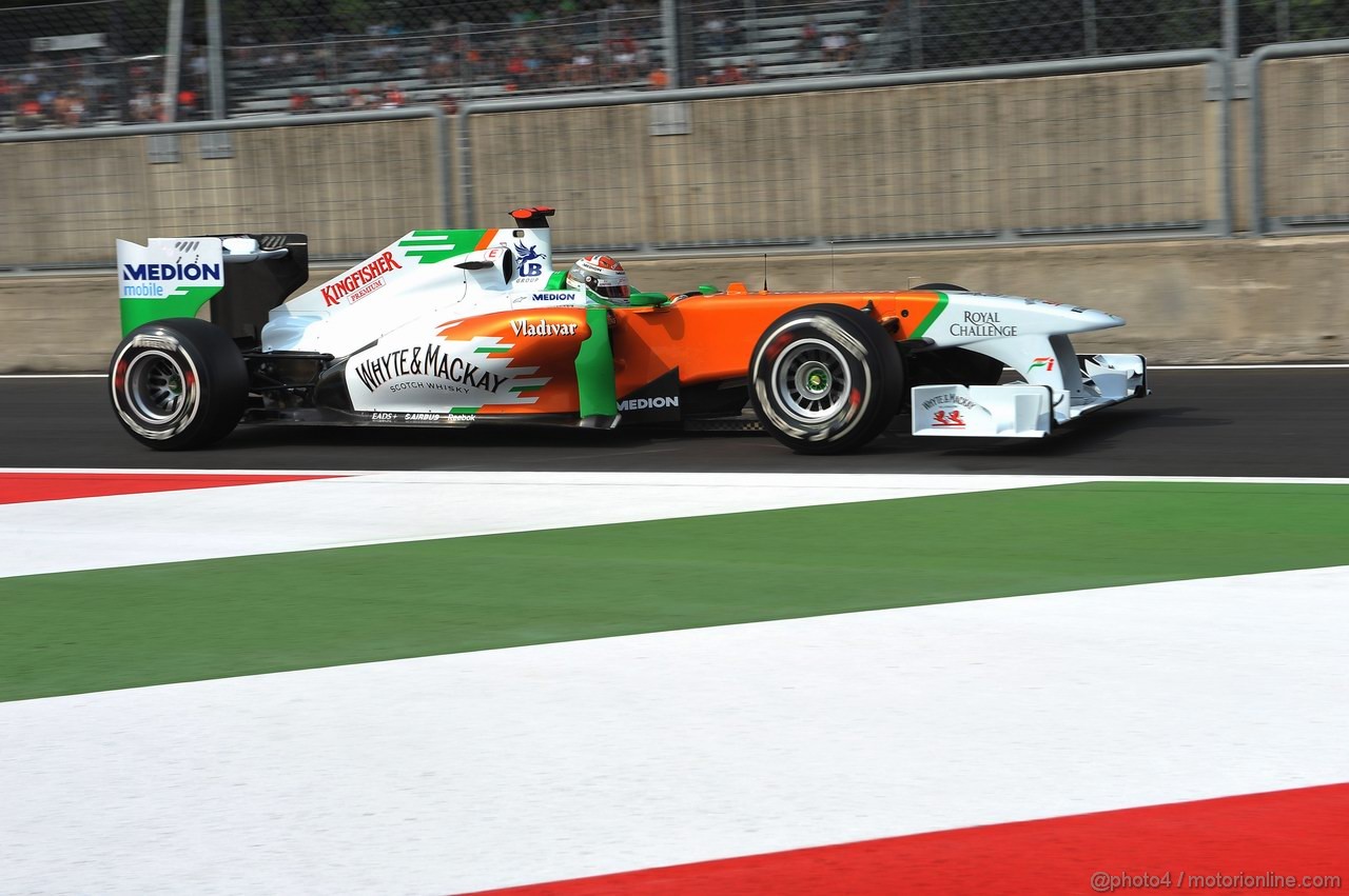 GP ITALIA, 10.09.2011- Prove Libere 3, Sabato, Adrian Sutil (GER), Force India F1 Team, VJM04