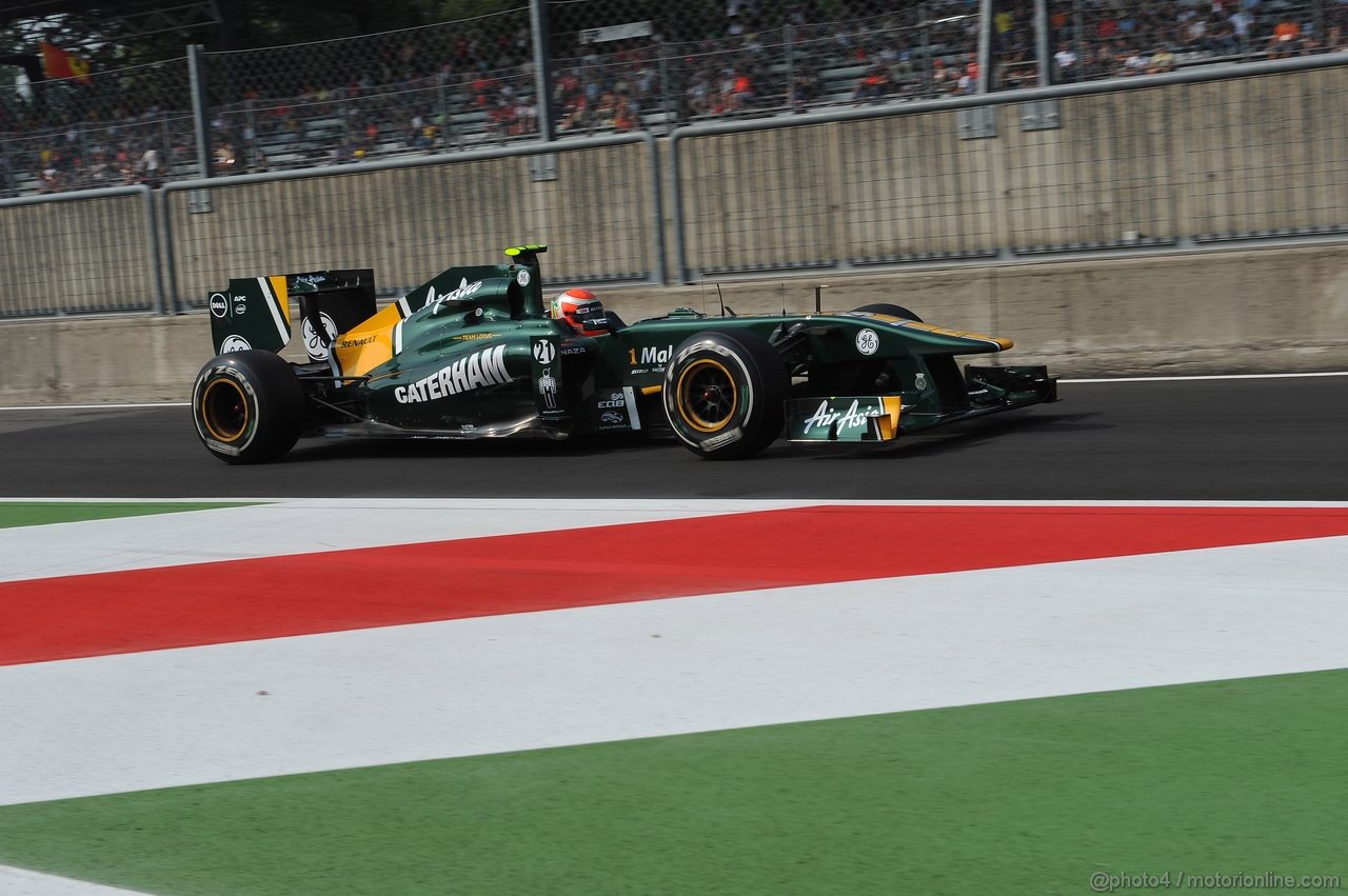 GP ITALIA, 10.09.2011- Prove Libere 3, Sabato, Jarno Trulli (ITA), Team Lotus, TL11