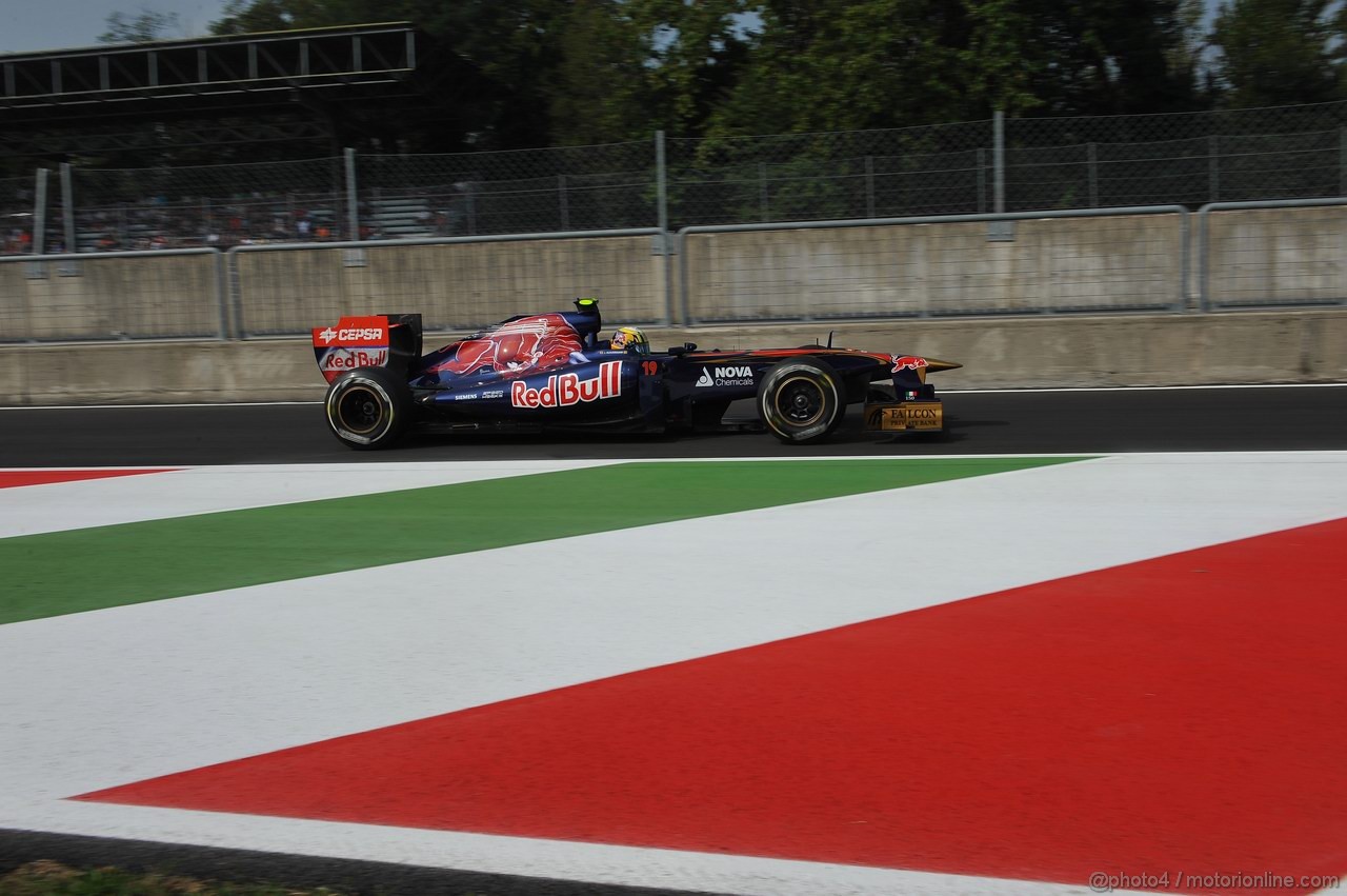 GP ITALIA, 10.09.2011- Prove Libere 3, Sabato, Jaime Alguersuari (SPA), Scuderia Toro Rosso, STR6