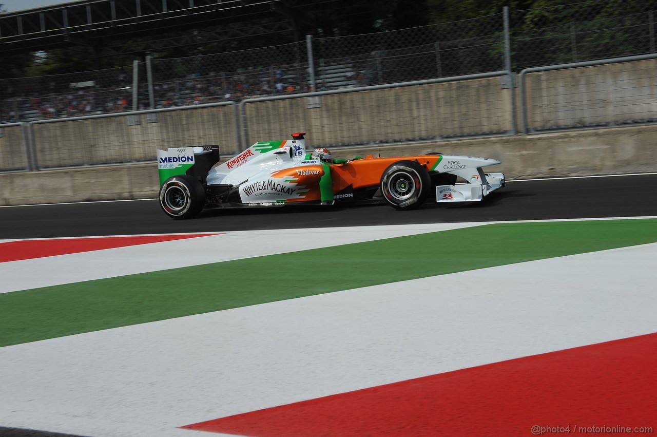 GP ITALIA, 10.09.2011- Prove Libere 3, Sabato, Adrian Sutil (GER), Force India F1 Team, VJM04