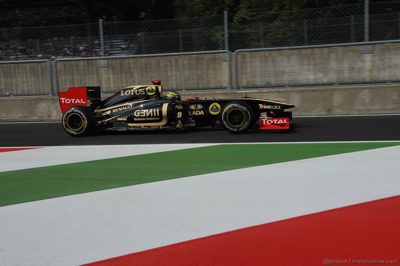 GP ITALIA, 10.09.2011- Prove Libere 3, Sabato, Bruno Senna (BRA), Lotus Renault GP R31