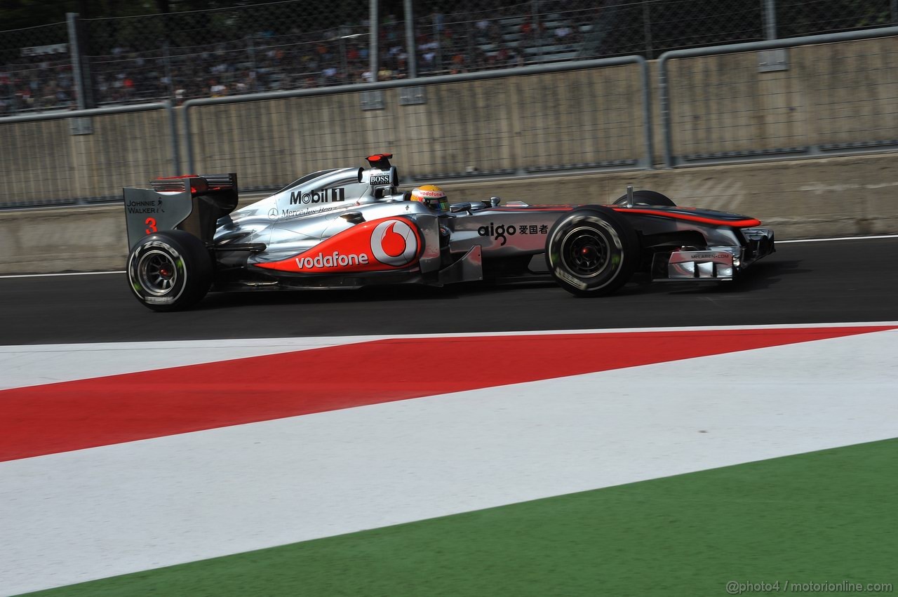 GP ITALIA, 10.09.2011- Prove Libere 3, Sabato, Lewis Hamilton (GBR), McLaren Mercedes, MP4-26