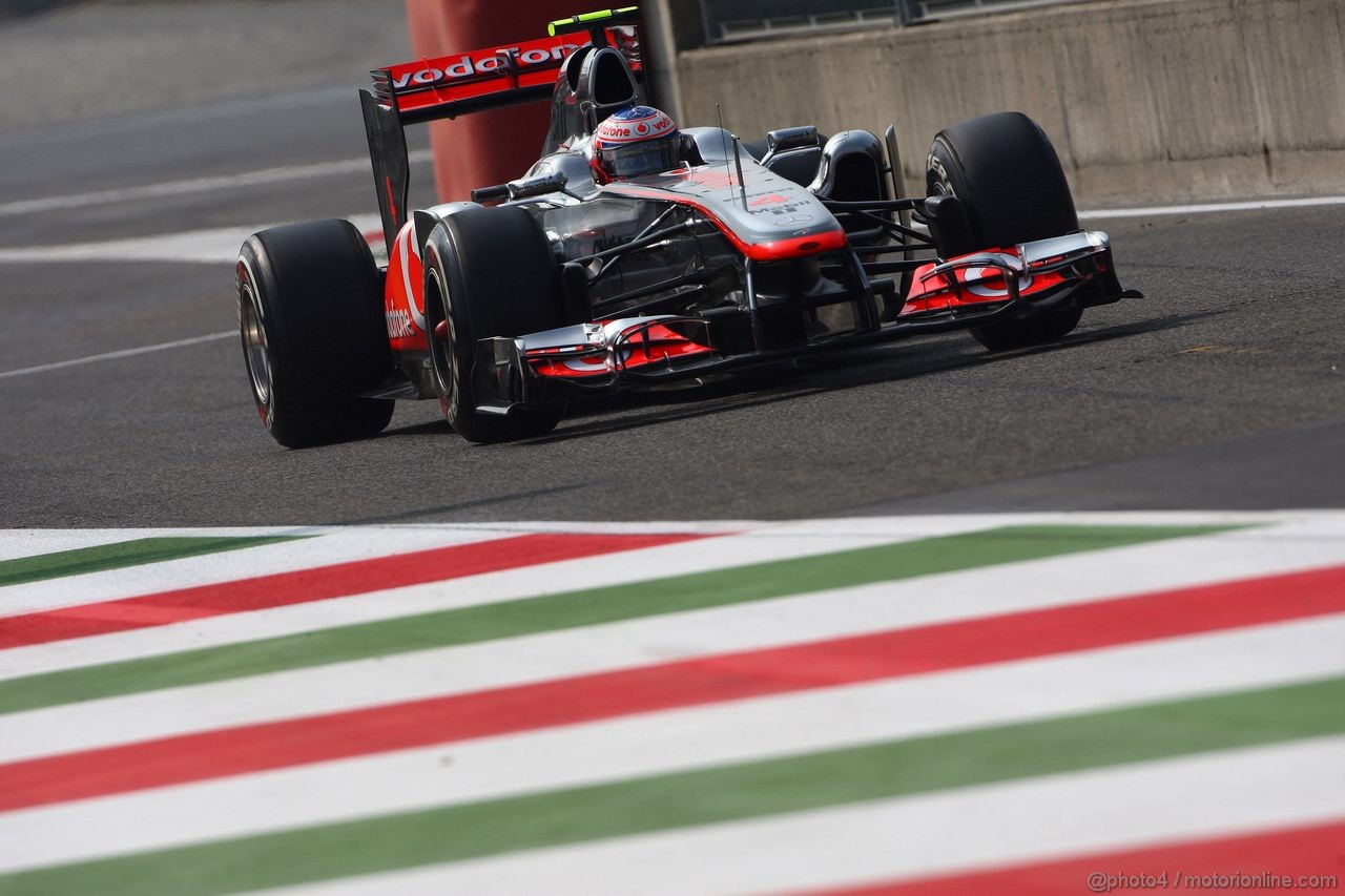 GP ITALIA, 10.09.2011- Prove Libere 3, Sabato, Jenson Button (GBR), McLaren Mercedes, MP4-26