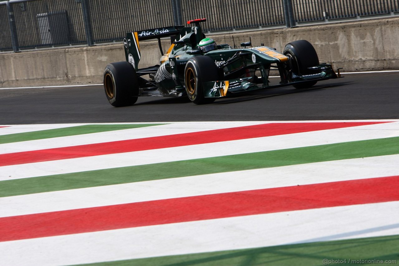 GP ITALIA, 10.09.2011- Prove Libere 3, Sabato, Heikki Kovalainen (FIN), Team Lotus, TL11 