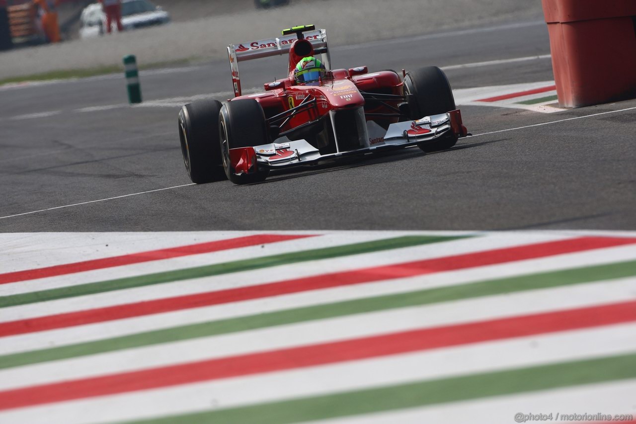 GP ITALIA, 10.09.2011- Prove Libere 3, Sabato, Felipe Massa (BRA), Ferrari, F-150 Italia