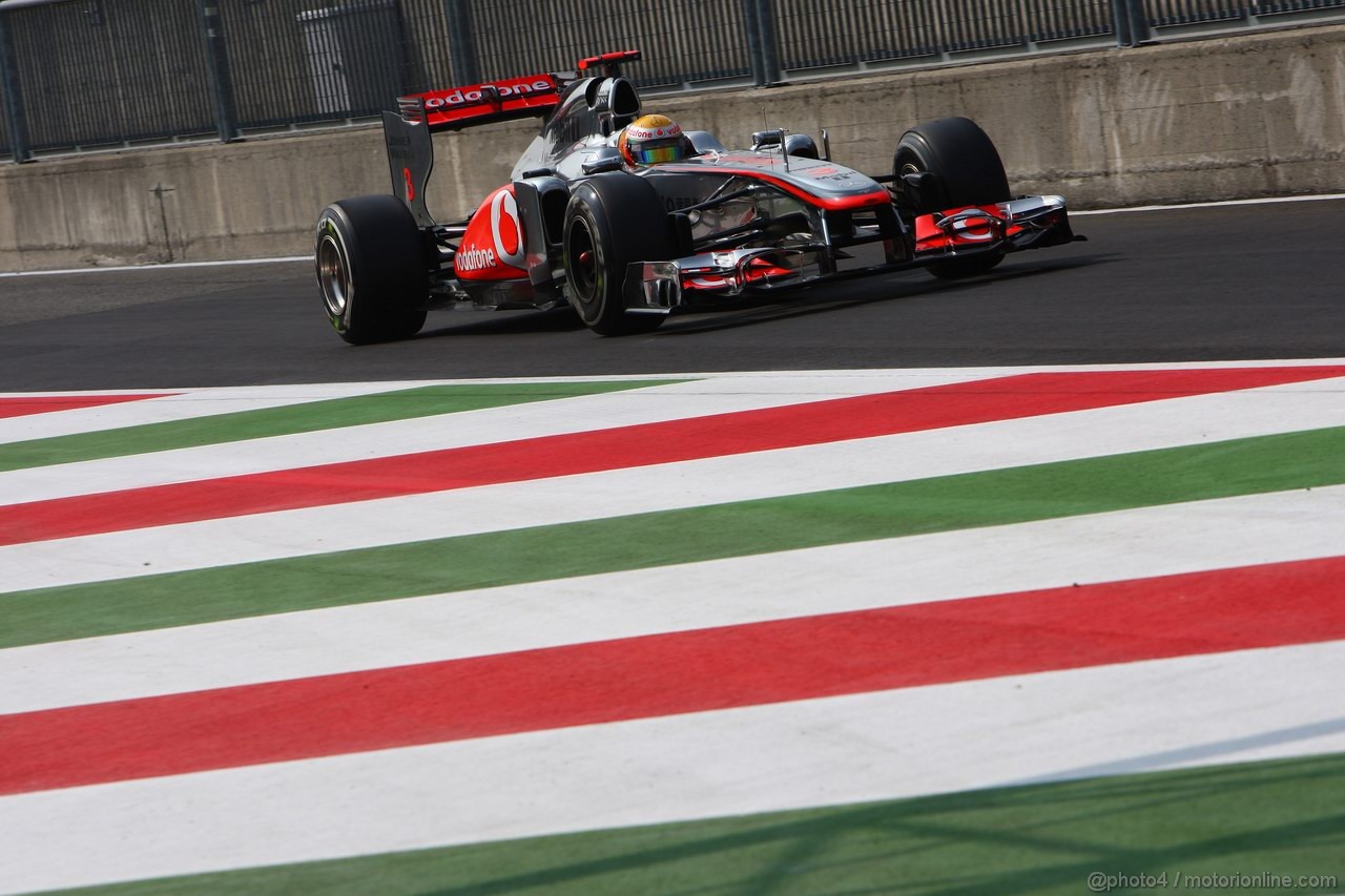GP ITALIA, 10.09.2011- Prove Libere 3, Sabato, Lewis Hamilton (GBR), McLaren  Mercedes, MP4-26 