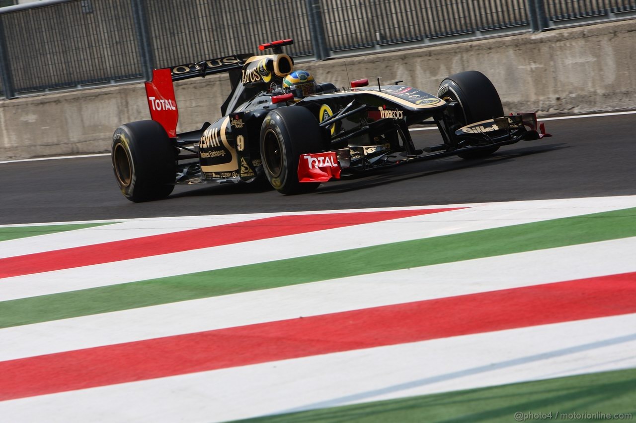 GP ITALIA, 10.09.2011- Prove Libere 3, Sabato, Bruno Senna (BRA), Lotus Renault GP R31 