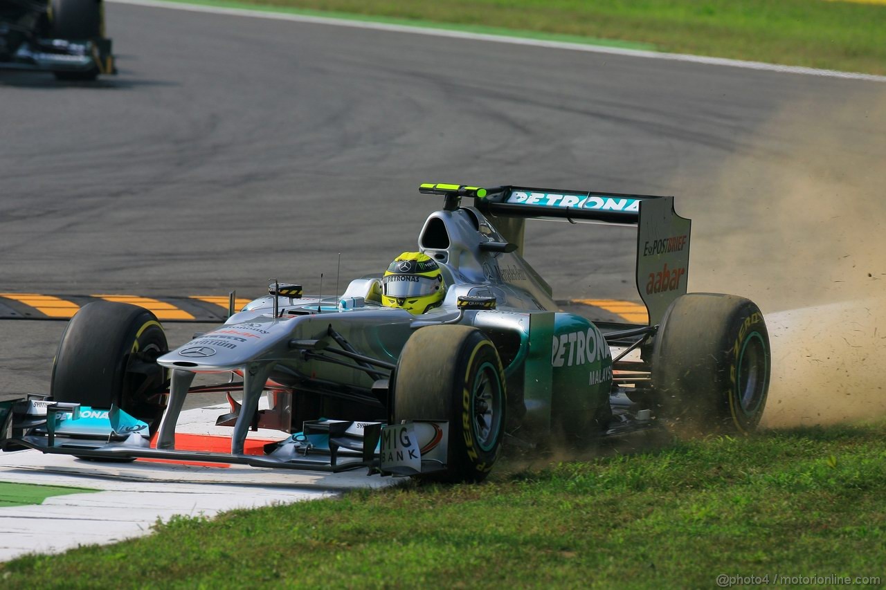 GP ITALIA, 10.09.2011- Prove Libere 3, Sabato, Nico Rosberg (GER), Mercedes GP Petronas F1 Team, MGP W02 