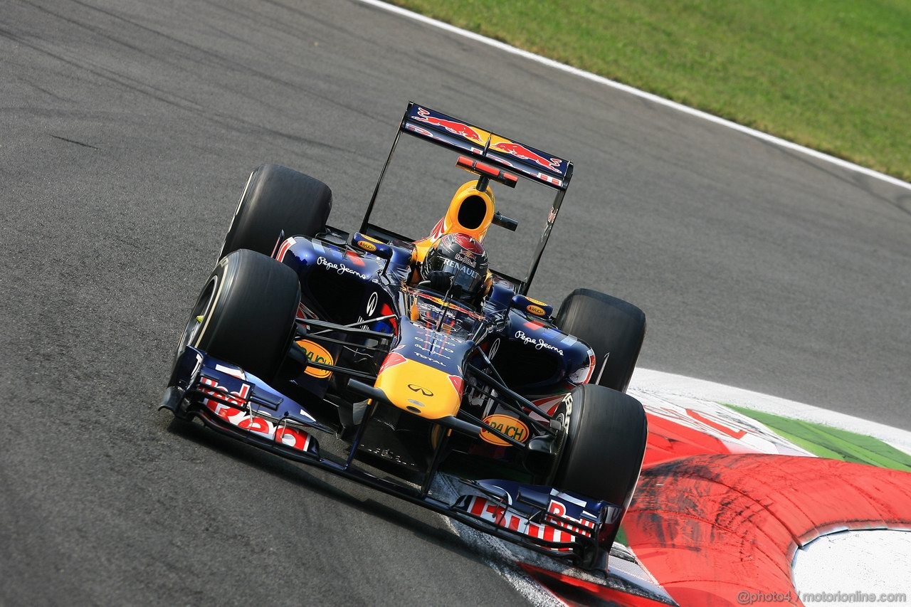 GP ITALIA, 10.09.2011- Prove Libere 3, Sabato, Sebastian Vettel (GER), Red Bull Racing, RB7 