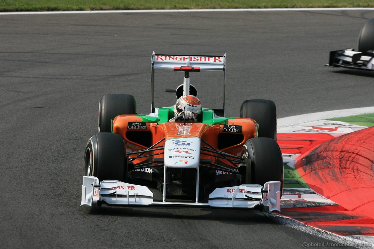 GP ITALIA, 10.09.2011- Prove Libere 3, Sabato, Adrian Sutil (GER), Force India F1 Team, VJM04 