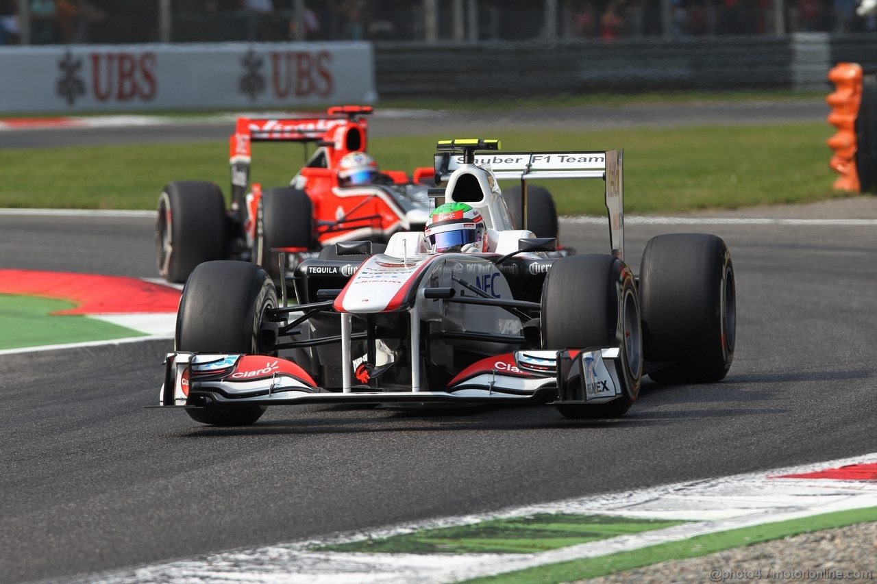 GP ITALIA, 10.09.2011- Prove Libere 3, Sabato, Sergio Pérez (MEX), Sauber F1 Team C30 