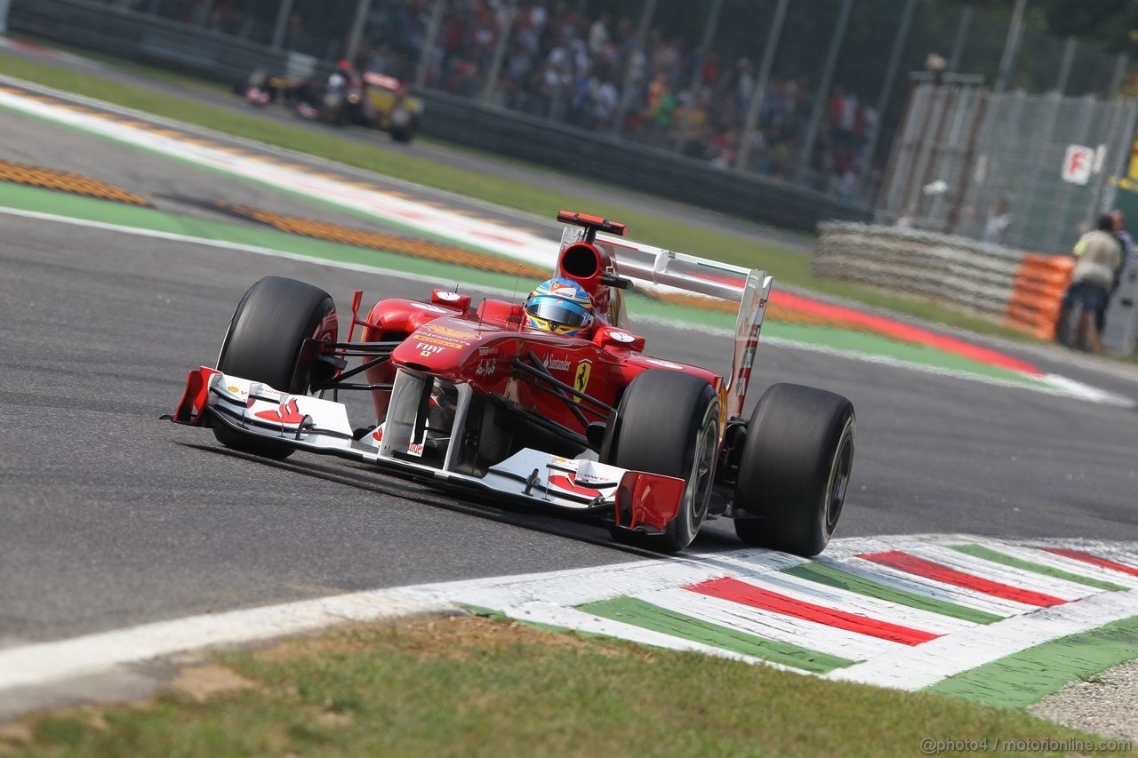 GP ITALIA, 10.09.2011- Prove Libere 3, Sabato, Fernando Alonso (ESP), Ferrari, F-150 Italia 