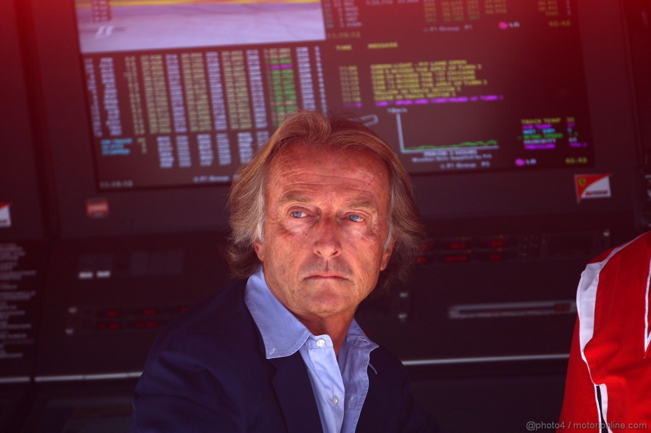 GP ITALIA, 10.09.2011- Prove Libere 3, Sabato, Luca Cordero di Montezemolo (ITA), President Ferrari  