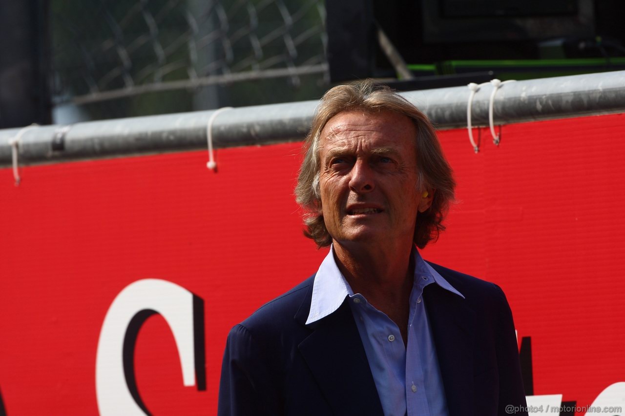 GP ITALIA, 10.09.2011- Prove Libere 3, Sabato, Luca Cordero di Montezemolo (ITA), President Ferrari  