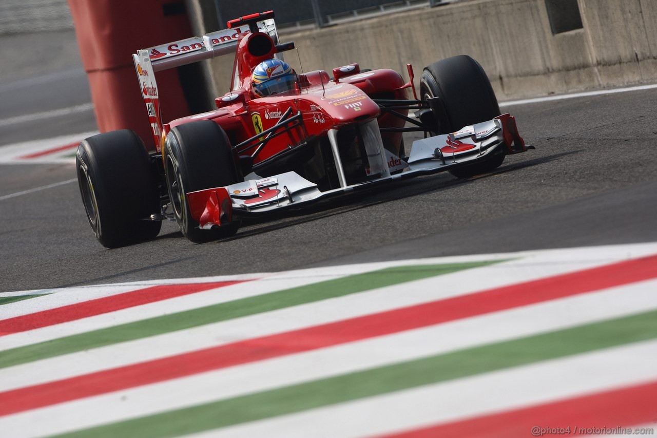 GP ITALIA, 10.09.2011- Prove Libere 3, Sabato, Fernando Alonso (ESP), Ferrari, F-150 Italia