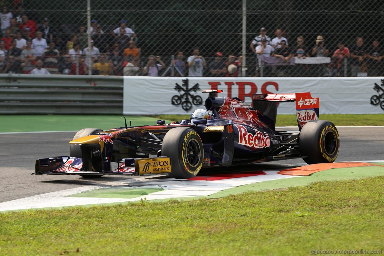 GP ITALIA, 10.09.2011- Prove Libere 3, Sabato, Sébastien Buemi (SUI), Scuderia Toro Rosso, STR6 