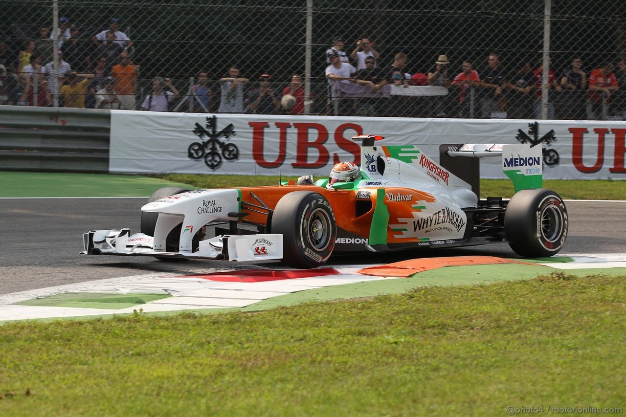 GP ITALIA, 10.09.2011- Prove Libere 3, Sabato, Adrian Sutil (GER), Force India F1 Team, VJM04
