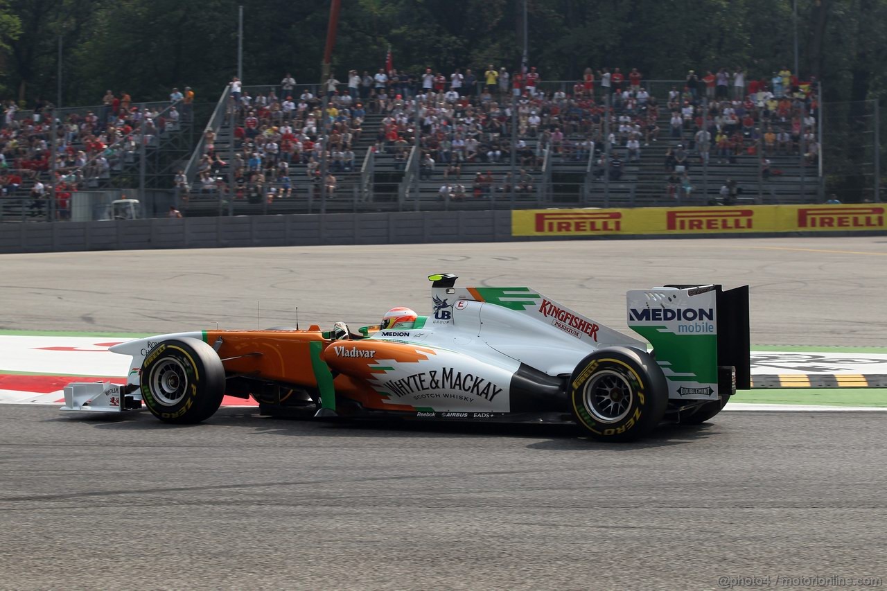 GP ITALIA, 10.09.2011- Prove Libere 3, Sabato, Paul di Resta (GBR) Force India VJM04 