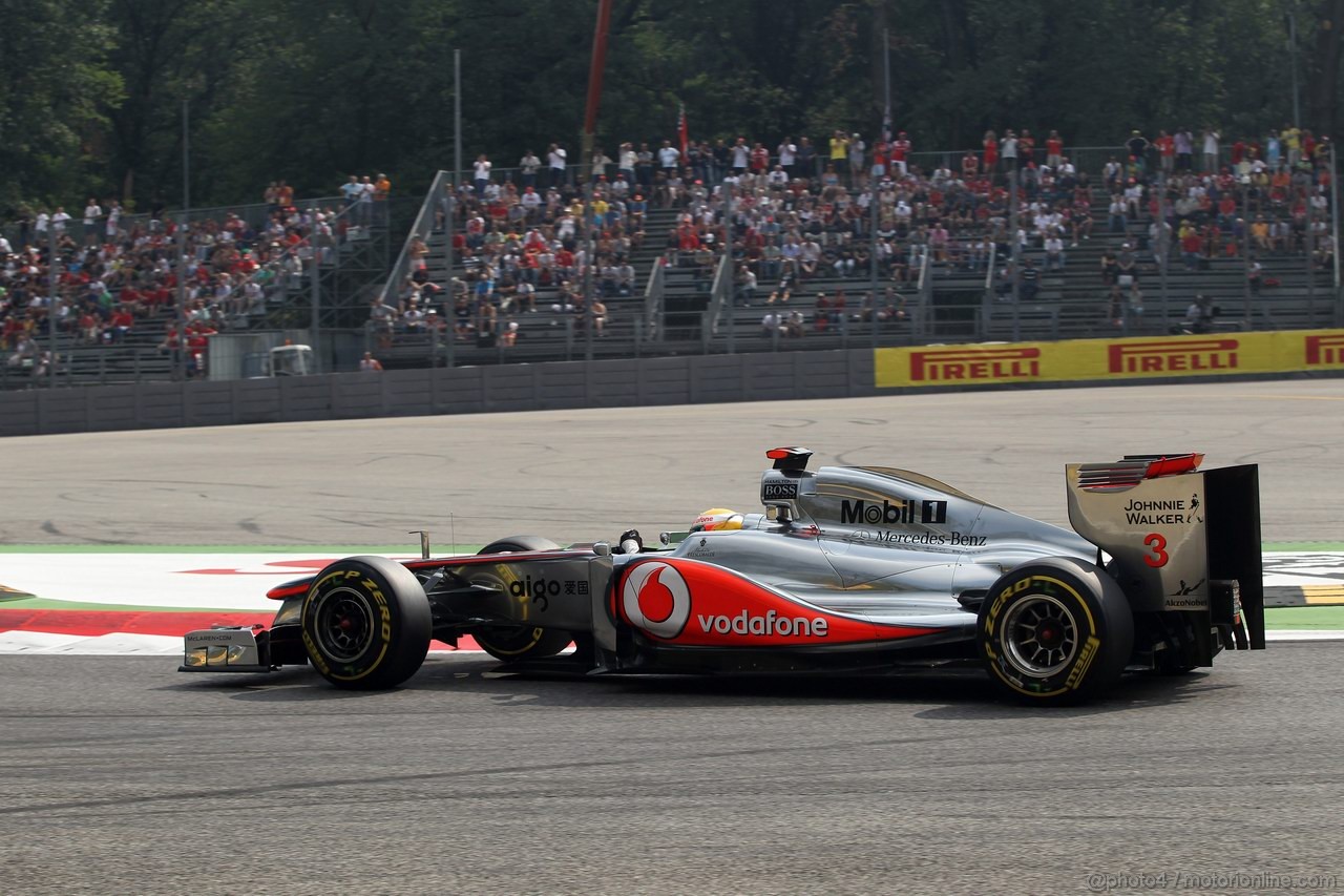 GP ITALIA, 10.09.2011- Prove Libere 3, Sabato, Lewis Hamilton (GBR), McLaren  Mercedes, MP4-26 
