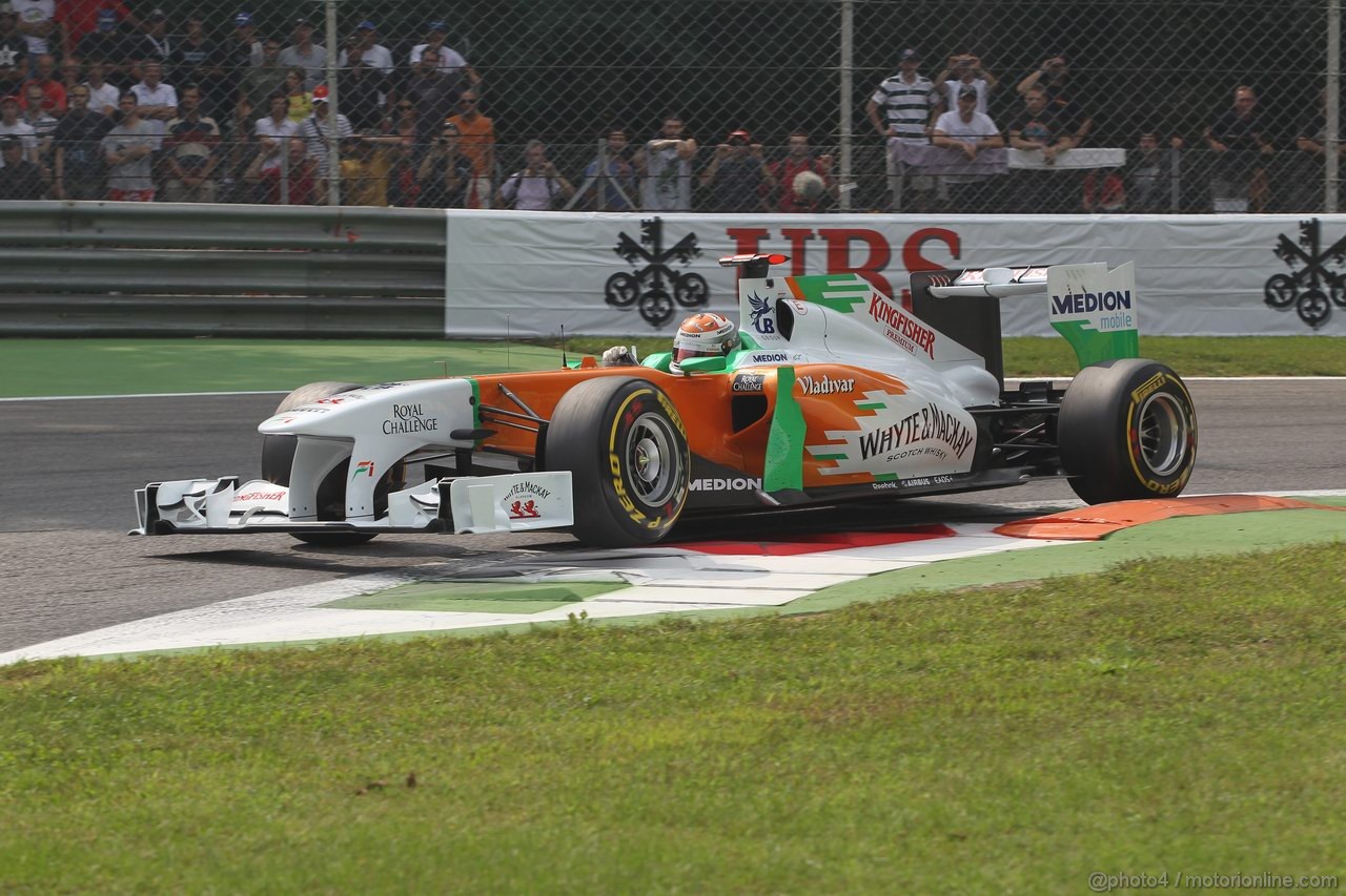 GP ITALIA, 10.09.2011- Prove Libere 3, Sabato, Adrian Sutil (GER), Force India F1 Team, VJM04