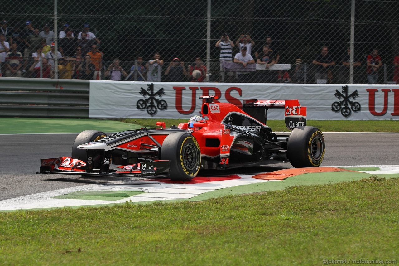 GP ITALIA, 10.09.2011- Prove Libere 3, Sabato, Timo Glock (GER), Marussia Virgin Racing VR-02