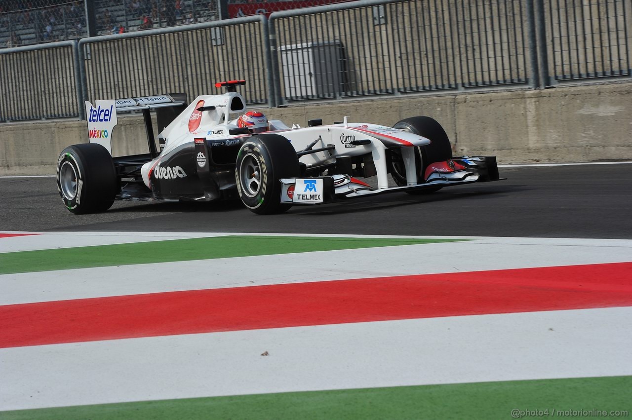 GP ITALIA, 10.09.2011- Prove Libere 3, Sabato, Kamui Kobayashi (JAP), Sauber F1 Team C30