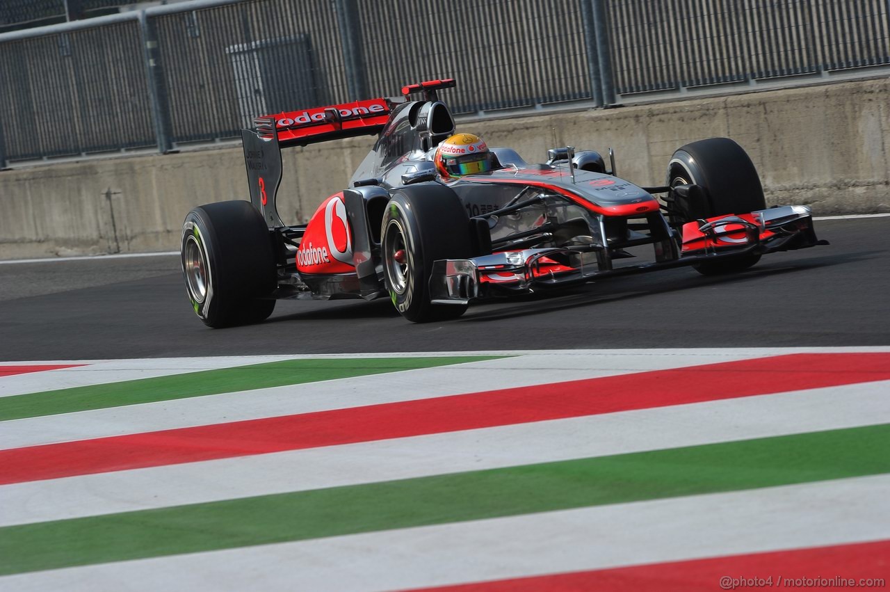 GP ITALIA, 10.09.2011- Prove Libere 3, Sabato, Lewis Hamilton (GBR), McLaren  Mercedes, MP4-26 