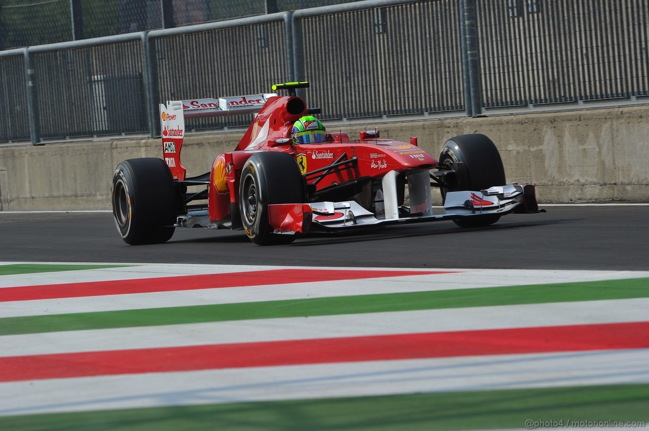 GP ITALIA, 10.09.2011- Prove Libere 3, Sabato, Felipe Massa (BRA), Ferrari, F-150 Italia 