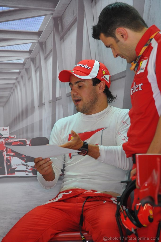GP ITALIA, 10.09.2011- Prove Libere 3, Sabato, Felipe Massa (BRA), Ferrari, F-150 Italia 