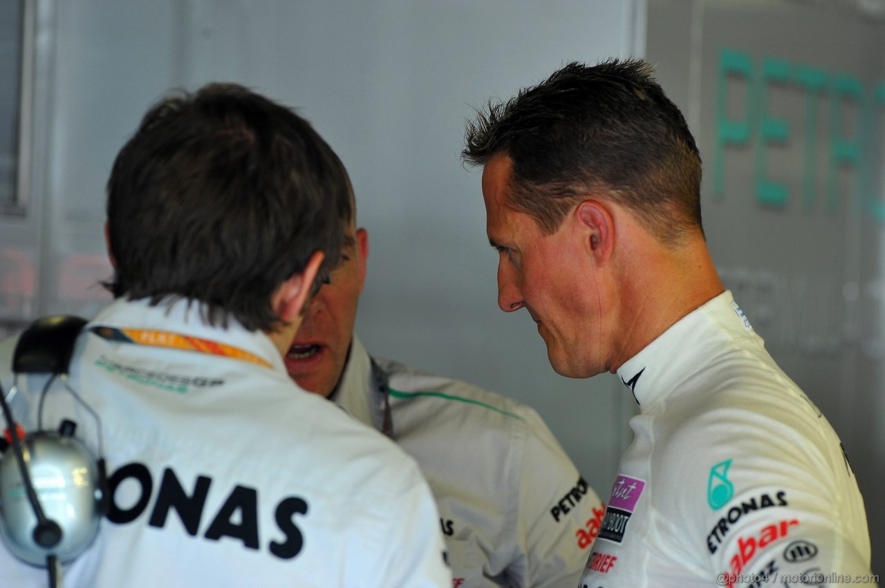 GP ITALIA, 10.09.2011- Prove Libere 3, Sabato, Michael Schumacher (GER), Mercedes GP Petronas F1 Team, MGP W02