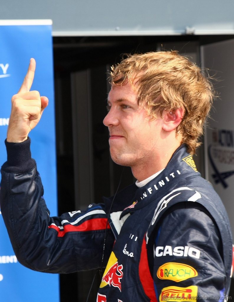 GP ITALIA, 10.09.2011- Qualifiche, Sebastian Vettel (GER), Red Bull Racing, RB7 pole position