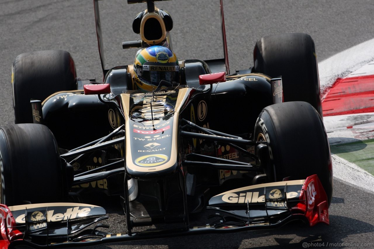GP ITALIA, 10.09.2011- Qualifiche, Bruno Senna (BRA), Lotus Renault GP R31 