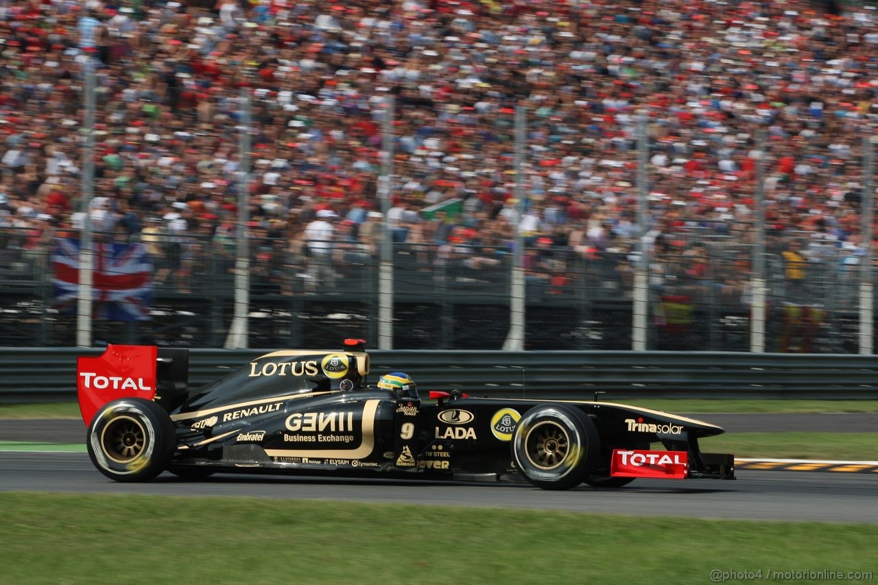 GP ITALIA, 10.09.2011- Qualifiche, Bruno Senna (BRA), Lotus Renault GP R31