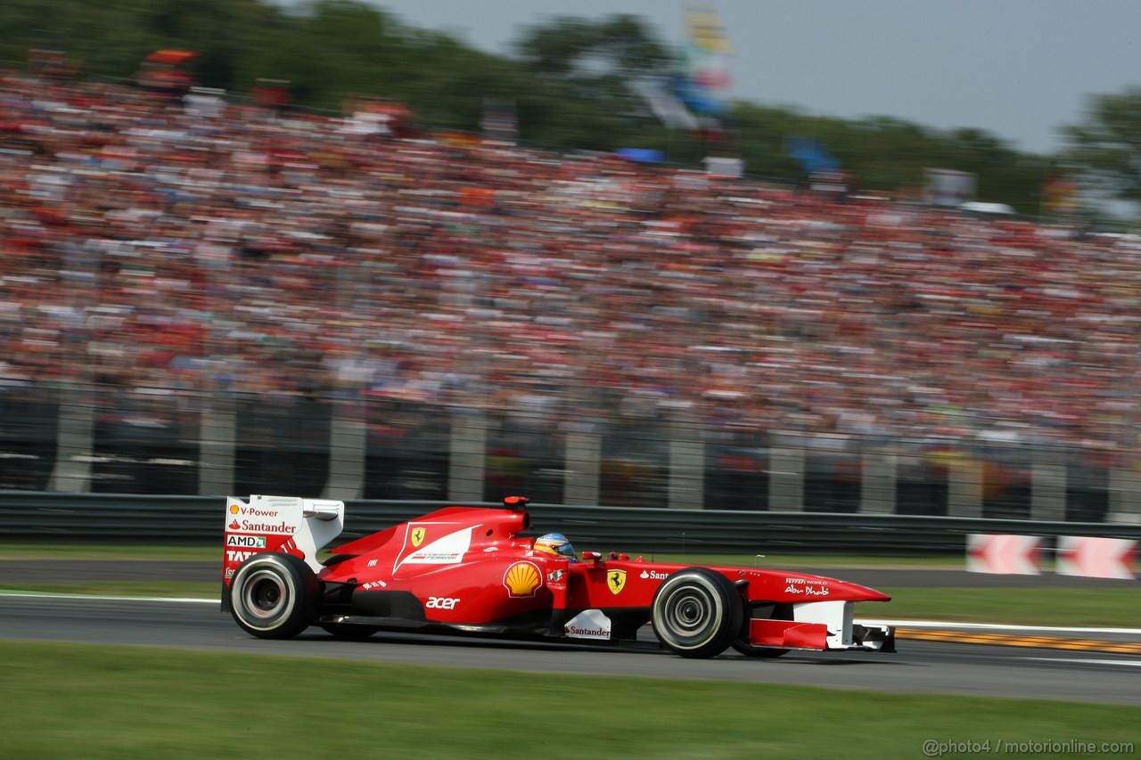 GP ITALIA, 10.09.2011- Qualifiche, Fernando Alonso (ESP), Ferrari, F-150 Italia