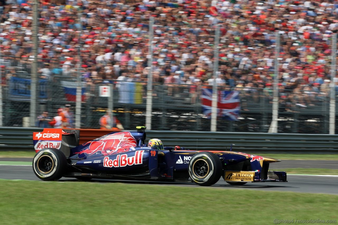 GP ITALIA, 10.09.2011- Qualifiche, Jaime Alguersuari (SPA), Scuderia Toro Rosso, STR6 