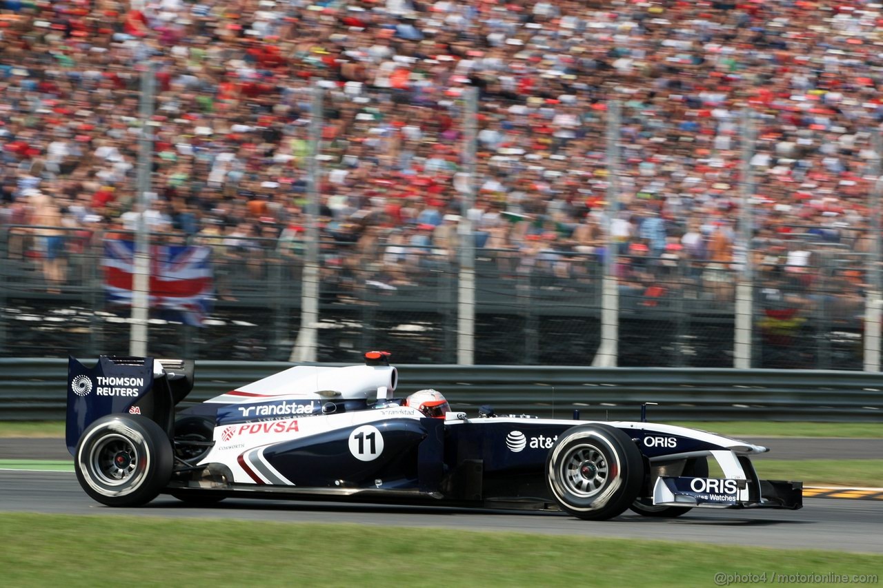 GP ITALIA, 10.09.2011- Qualifiche, Rubens Barrichello (BRA), Williams FW33 