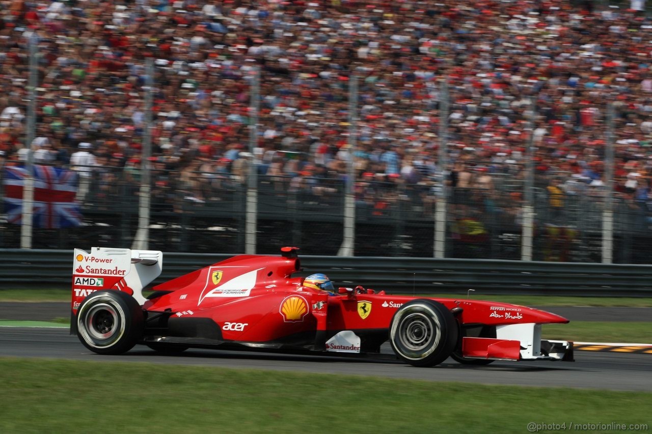 GP ITALIA, 10.09.2011- Qualifiche, Fernando Alonso (ESP), Ferrari, F-150 Italia 