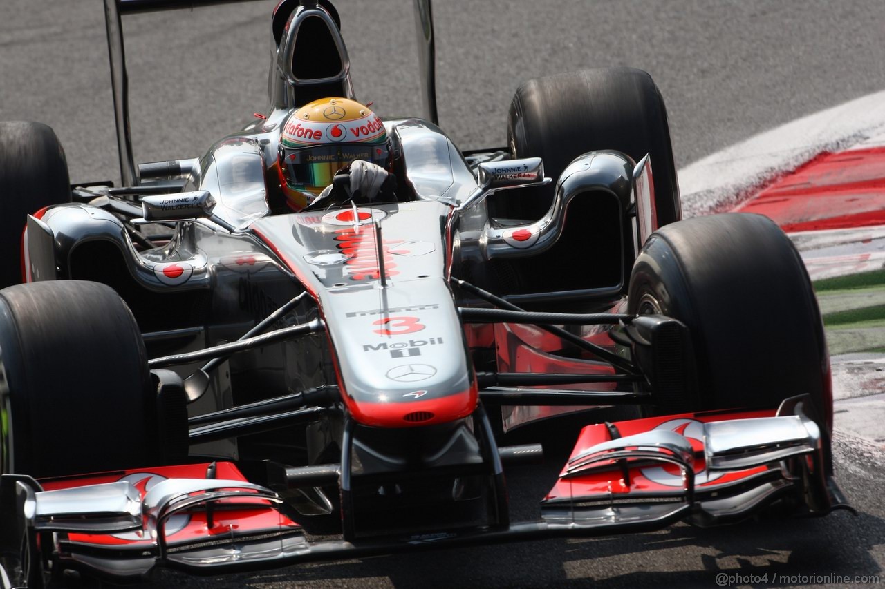 GP ITALIA, 10.09.2011- Qualifiche, Lewis Hamilton (GBR), McLaren  Mercedes, MP4-26 