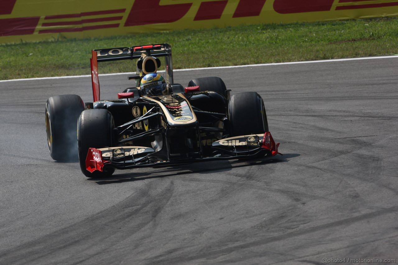 GP ITALIA, 10.09.2011- Qualifiche, Bruno Senna (BRA), Lotus Renault GP R31 