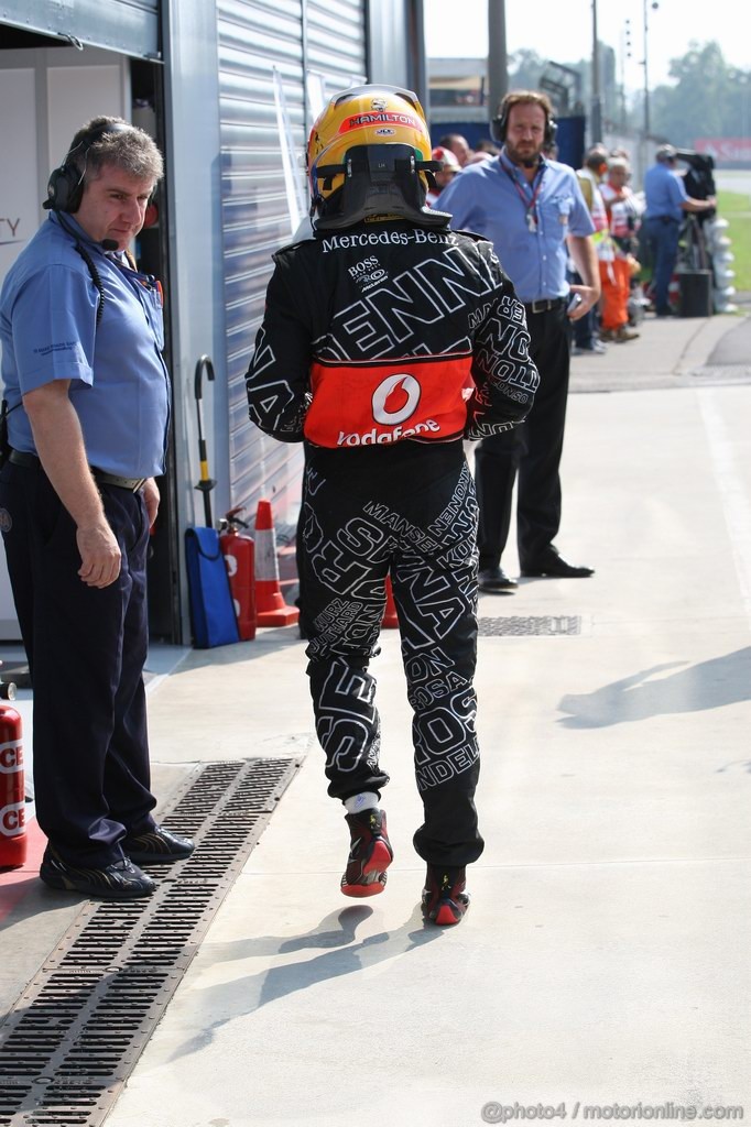 GP ITALIA, 10.09.2011- Qualifiche, Lewis Hamilton (GBR), McLaren  Mercedes, MP4-26 