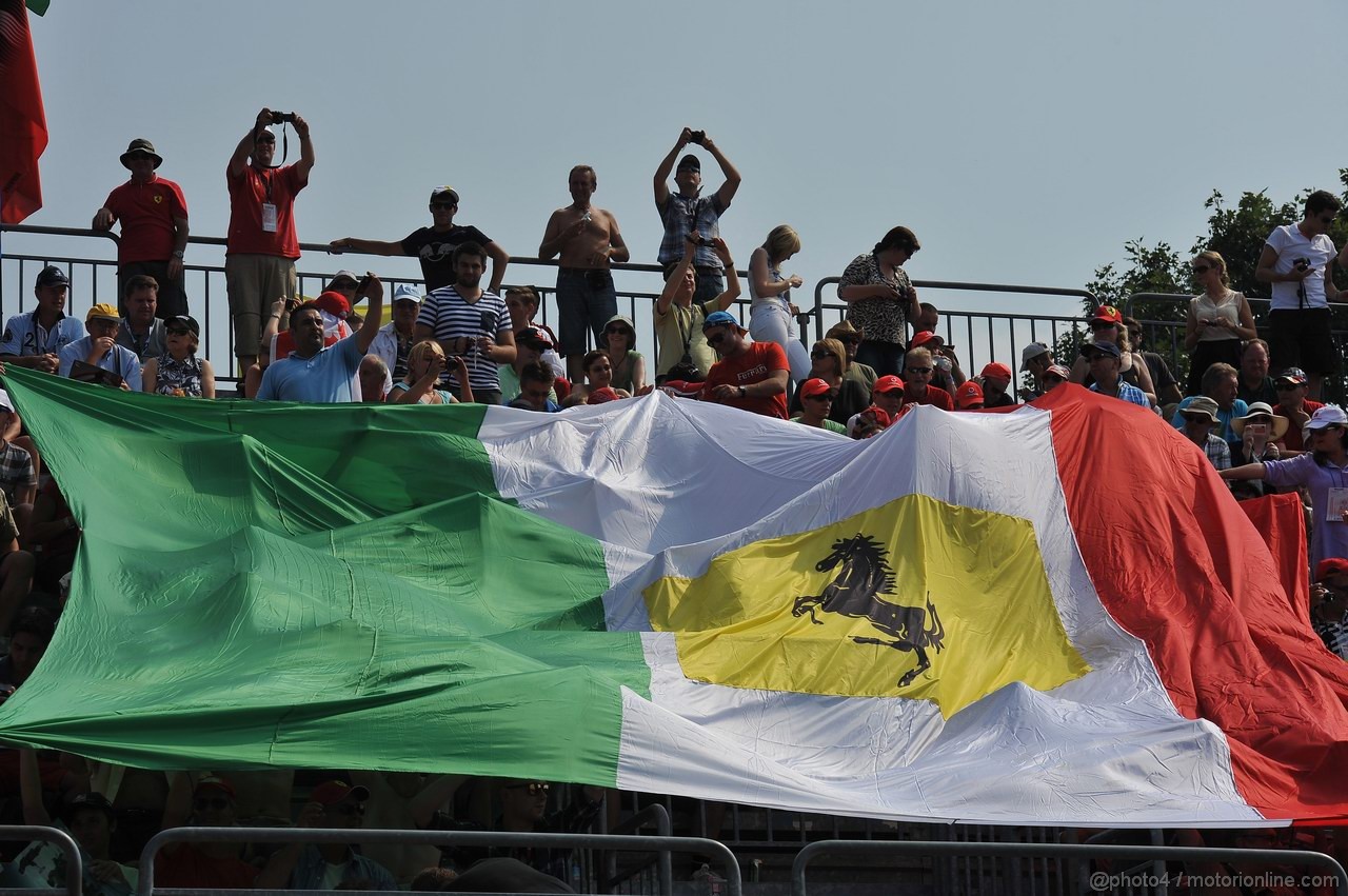 GP ITALIA, 10.09.2011- Qualifiche, Ferrari fans