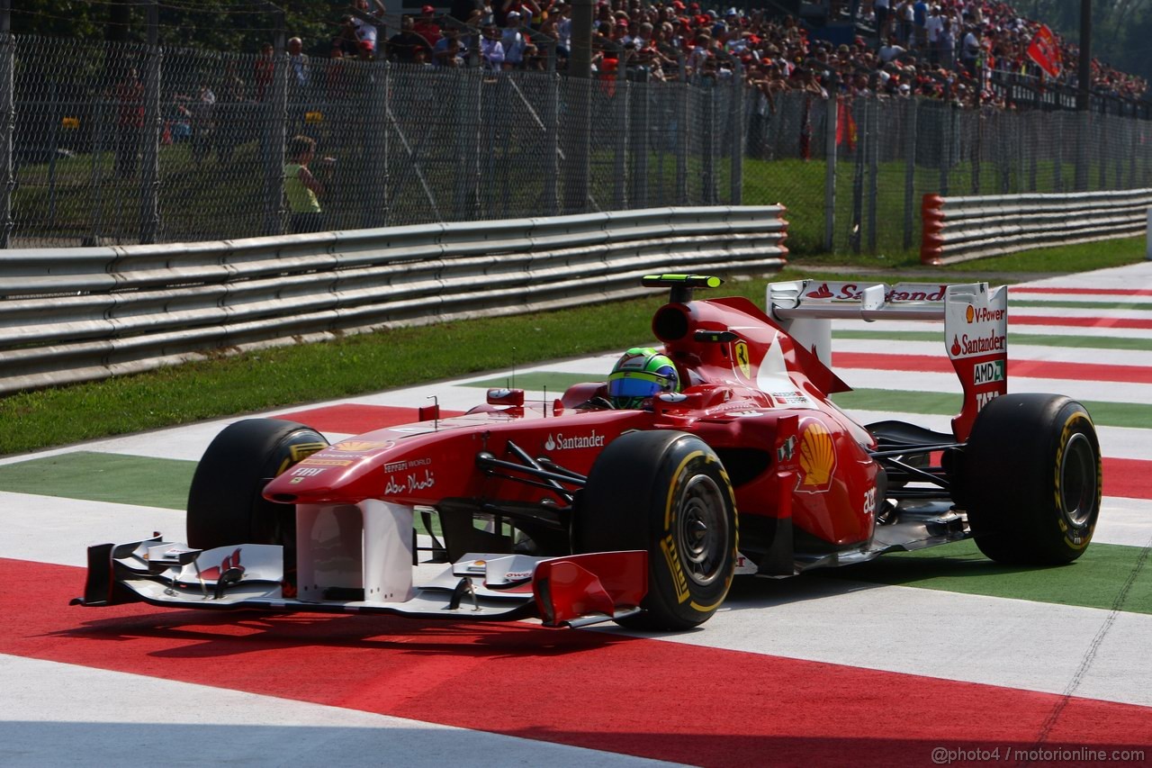 GP ITALIA, 10.09.2011- Qualifiche, Felipe Massa (BRA), Ferrari, F-150 Italia