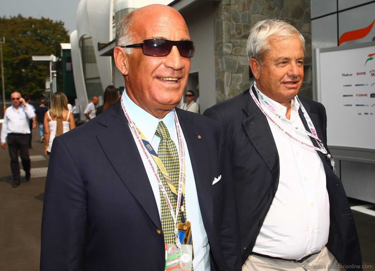 GP ITALIA, 10.09.2011- Qualifiche, Dr. Angelo Sticchi Damiani (ITA) Aci Csai President e Marco Rogano (ITA), ACI Sport